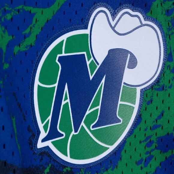 Mitchell & Ness NBA Marble Swingman Shorts 1998-99 Dallas Mavericks - Picture 2 of 5